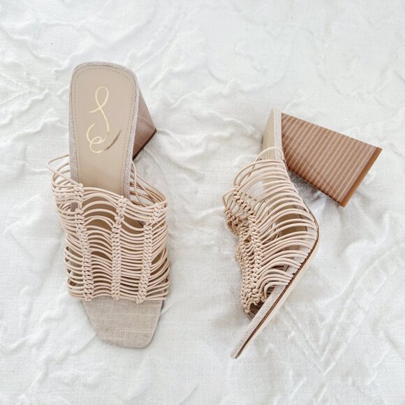 Sam Edelman Laurette Slip On High Heel Sandals New - Picture 4 of 8